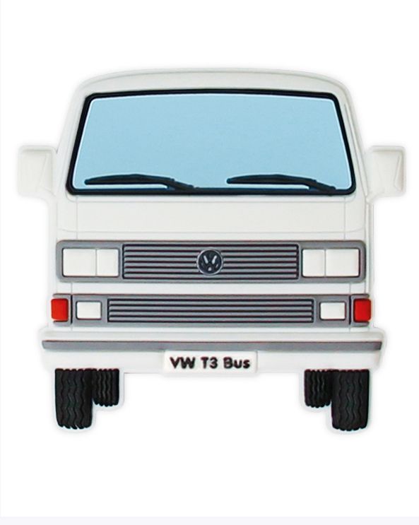VW T3 Bulli Bus Rubber Magnet - T3MT23