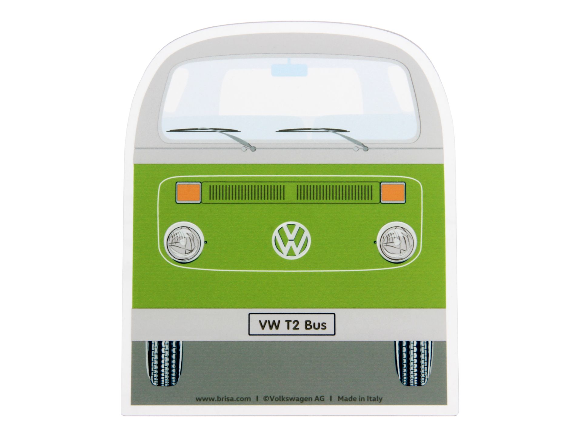 VW T2 Bulli Bus Eiskratzer - Front/grün - T2IS01