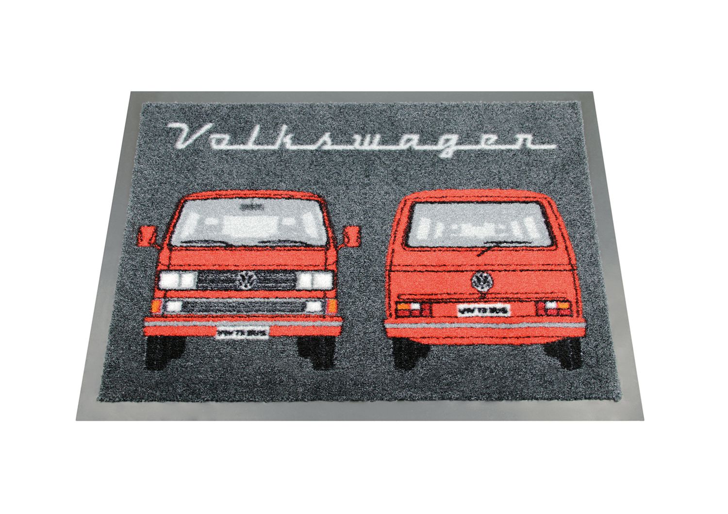 VW T3 Bulli Bus Fußmatte, 70x50 cm - Front & Heck - T3DM01